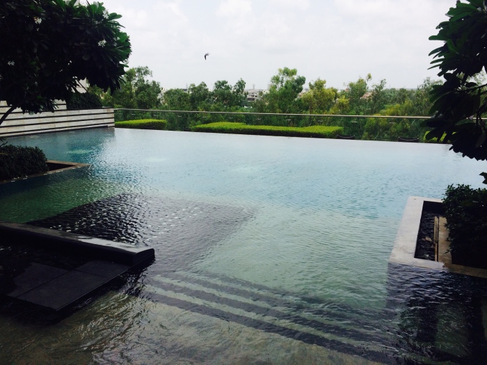 Infinity Pool at Kempinski Ambience Hotel Delhi 